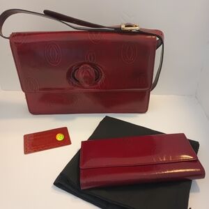 RARE Vintage Cartier Happy Birthday Shoulder Bag + Wallet